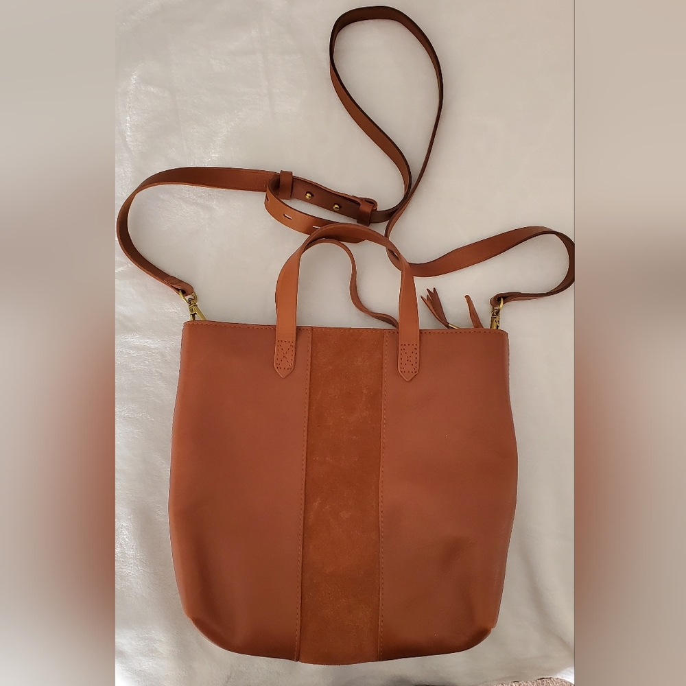 Madewell small leather tote